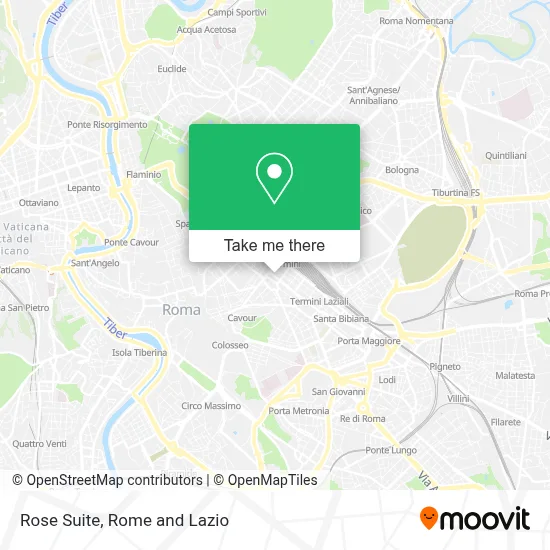 Rose Suite map