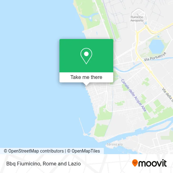 Bbq Fiumicino map