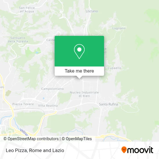 Leo Pizza map