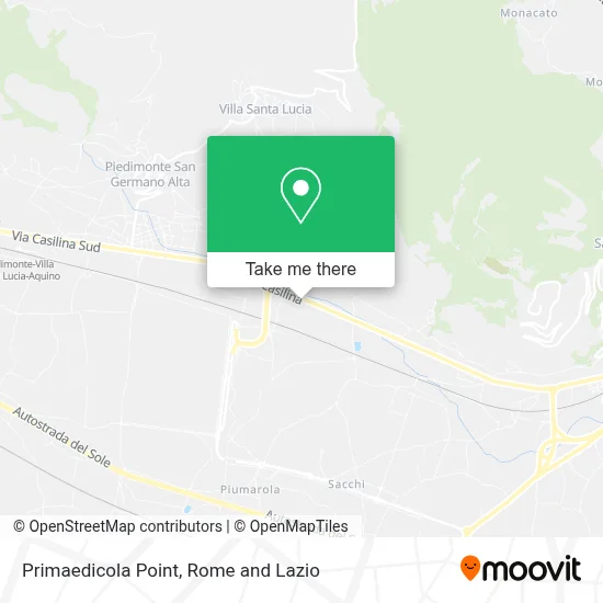 Primaedicola Point map