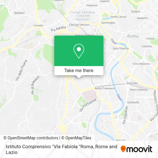Istituto Comprensivo "Via Fabiola "Roma map