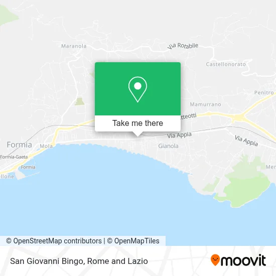 San Giovanni Bingo map