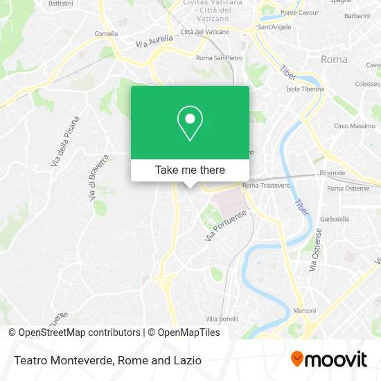 Teatro Monteverde map