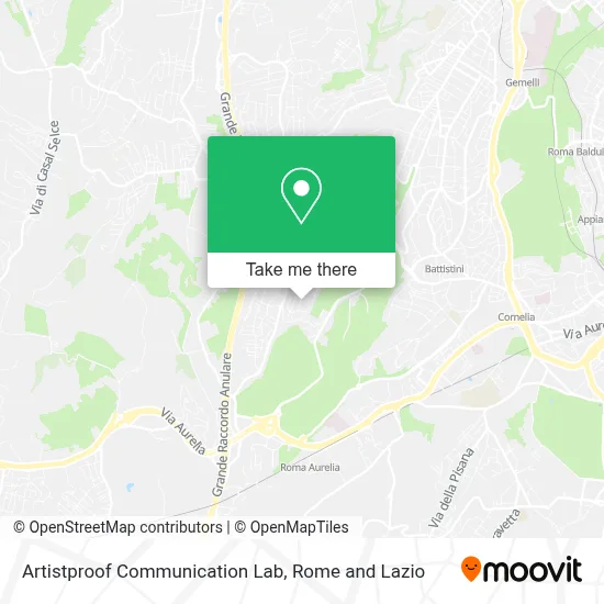 Artistproof Communication Lab map