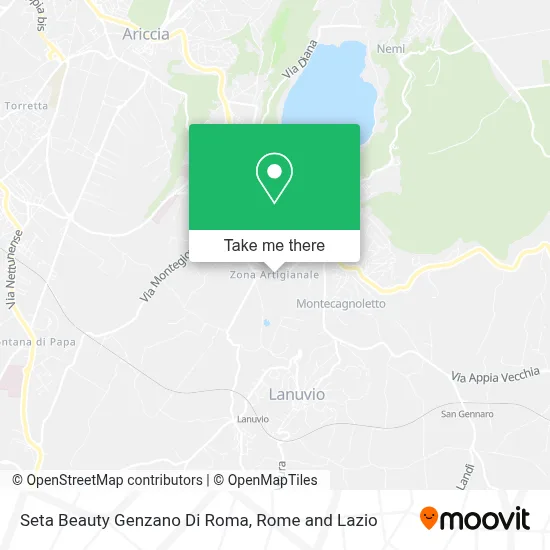Seta Beauty Genzano Di Roma map