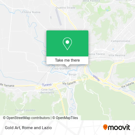 Gold Art map