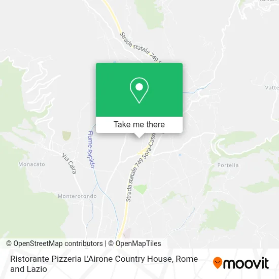 Ristorante Pizzeria L'Airone Country House map