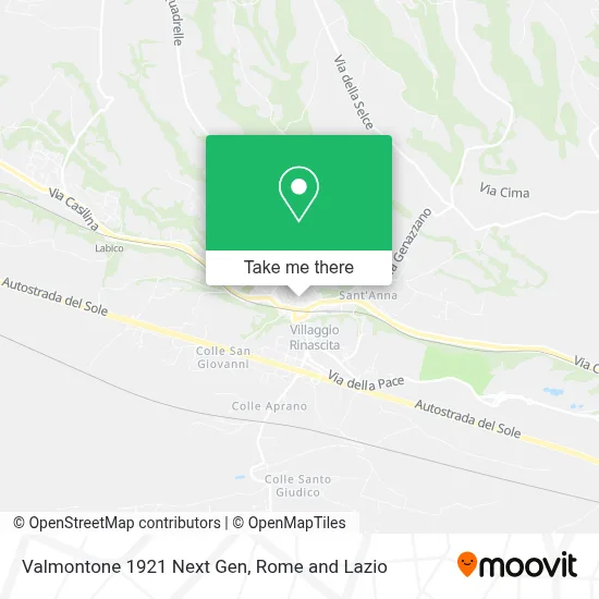 Valmontone 1921 Next Gen map