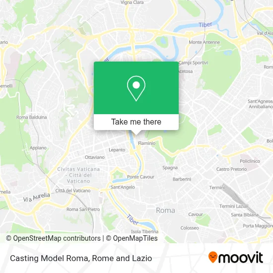 Casting Model Roma map