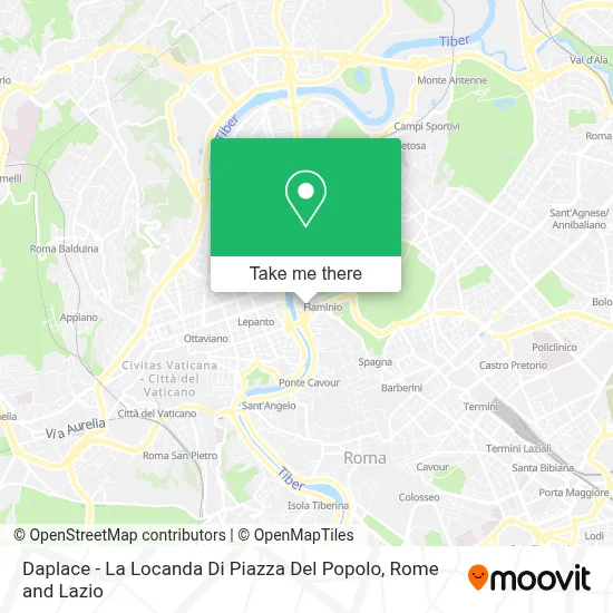 Daplace - La Locanda Di Piazza Del Popolo map