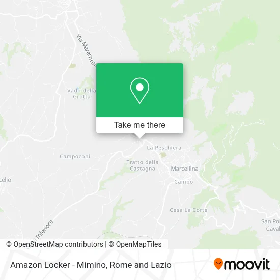 Amazon Locker - Mimino map