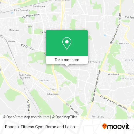 Phoenix Fitness Gym map