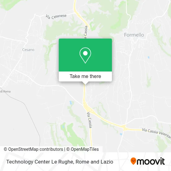 Technology Center Le Rughe map
