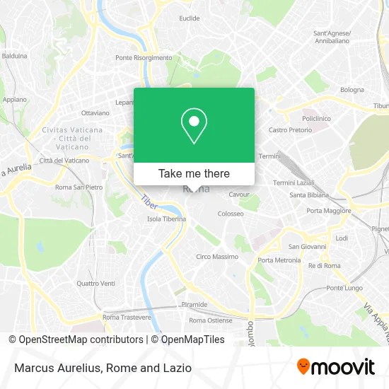 Marcus Aurelius map