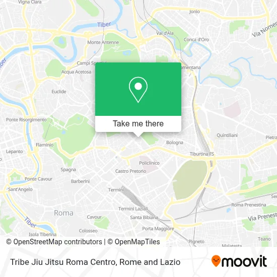 Tribe Jiu Jitsu Roma Centro map