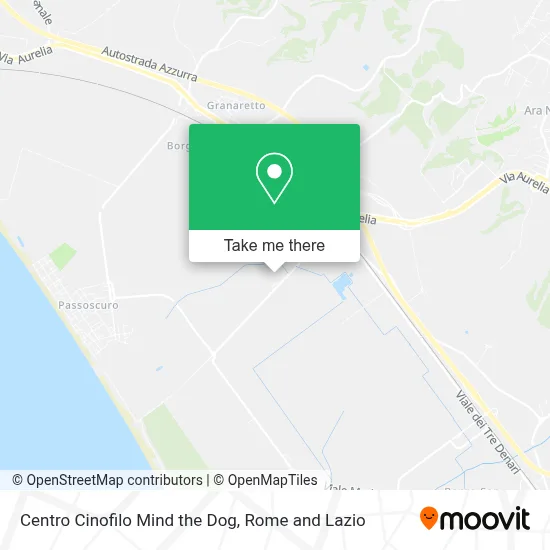 Centro Cinofilo Mind the Dog map