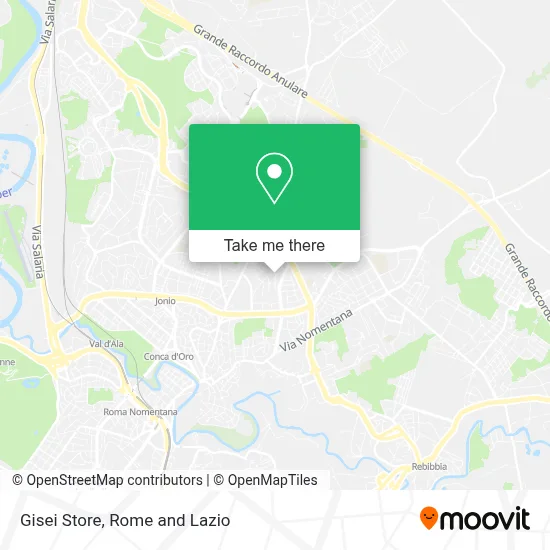 Gisei Store map