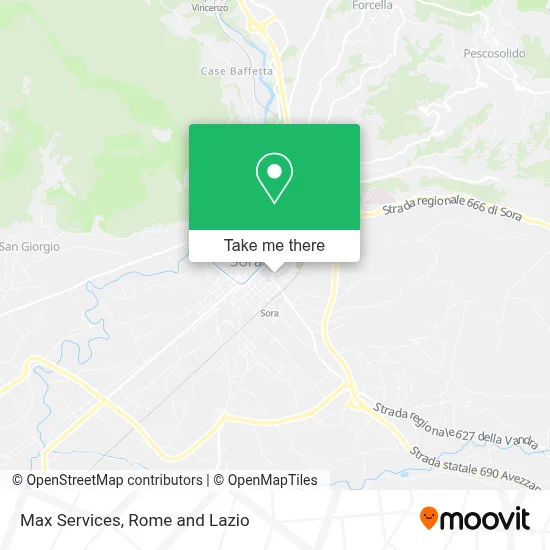 Max Services map