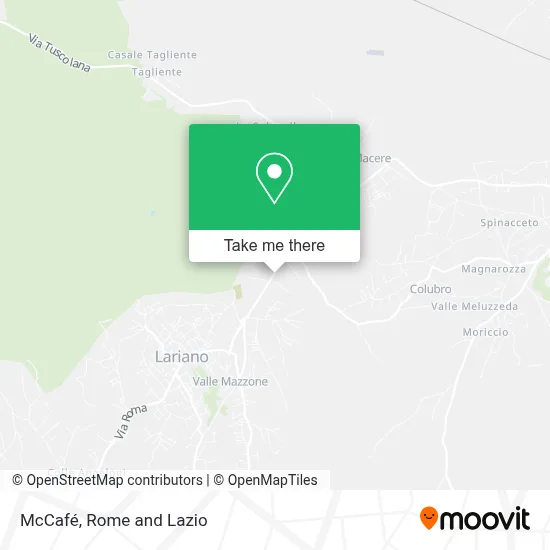 McCafé map