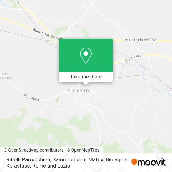 Ribelli Parrucchieri, Salon Concept Matrix, Biolage E Kerastase map