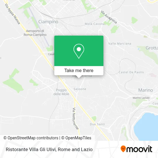 Ristorante Villa Gli Ulivi map