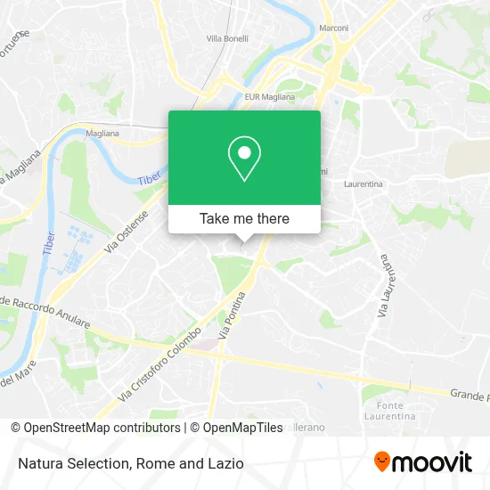 Natura Selection map
