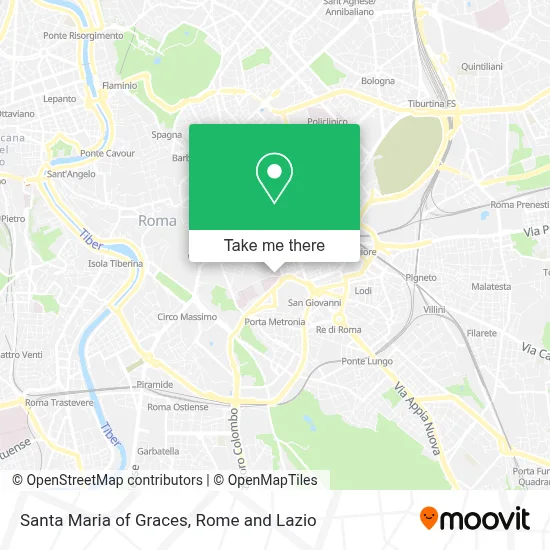 Santa Maria of Graces map