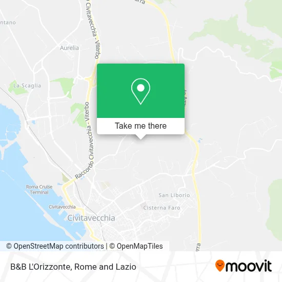 B&B L'Orizzonte map