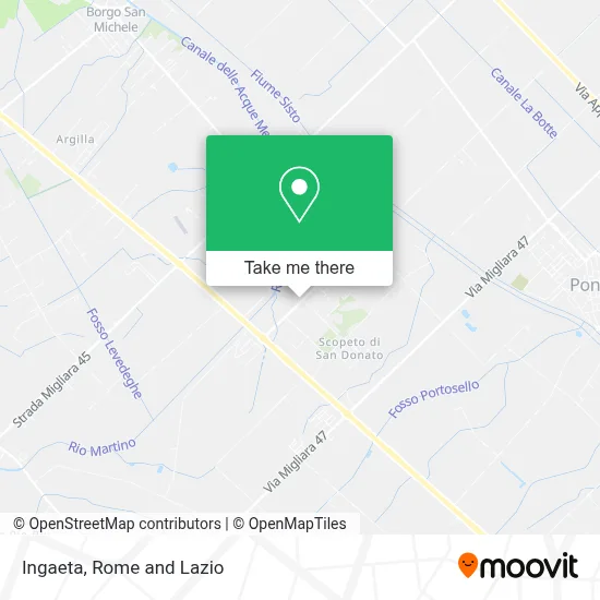 Ingaeta map