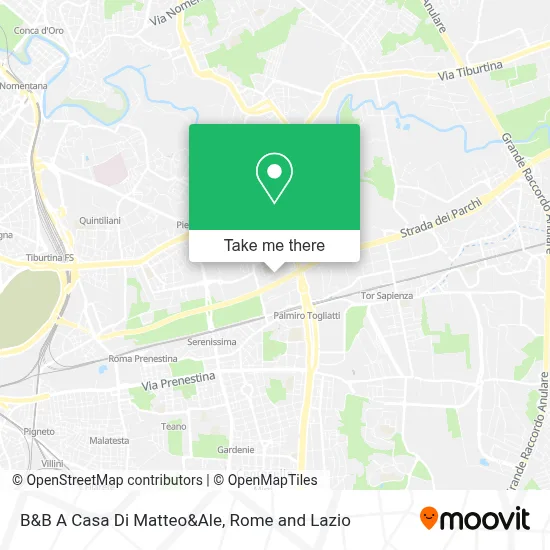 B&B A Casa Di Matteo&Ale map