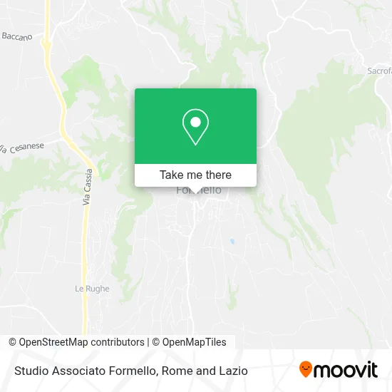 Studio Associato Formello map