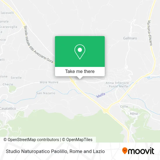 Studio Naturopatico Paolillo map