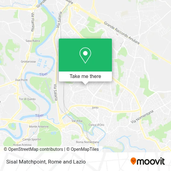 Sisal Matchpoint map