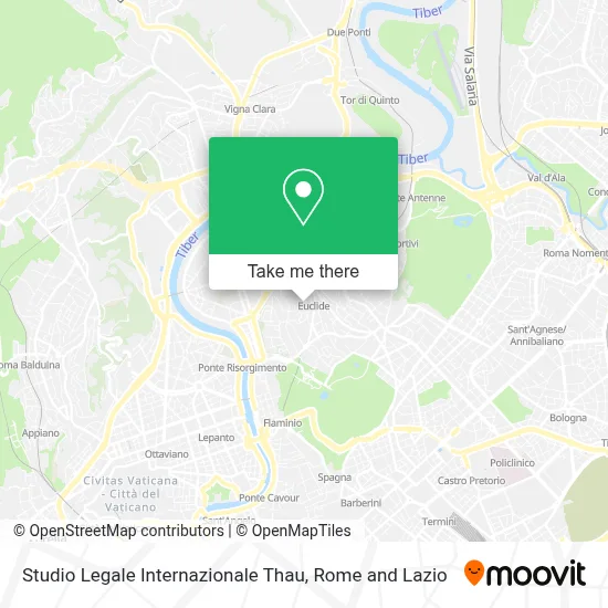 Studio Legale Internazionale Thau map