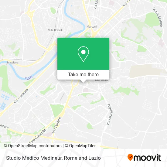 Studio Medico Medineur map