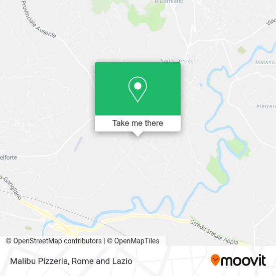 Malibu Pizzeria map