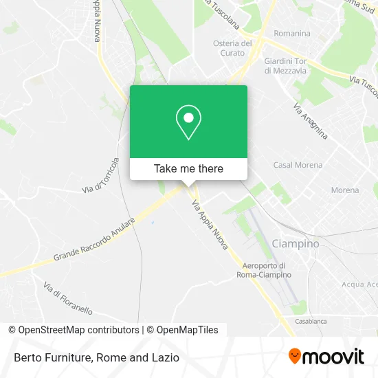 Berto Furniture map