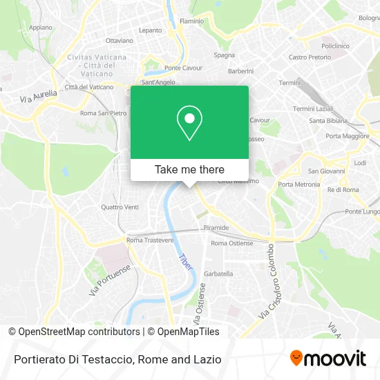Portierato Di Testaccio map