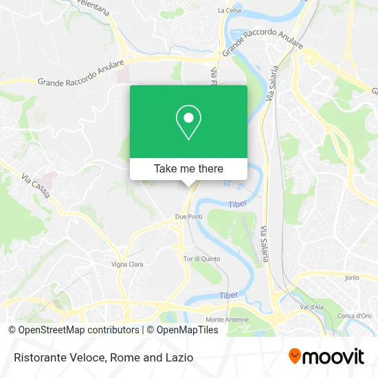 Ristorante Veloce map