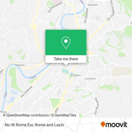 No.W Roma Eur map