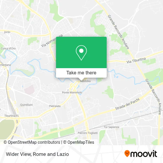 Wider View map