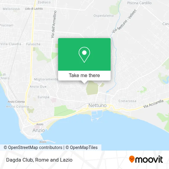 Dagda Club map