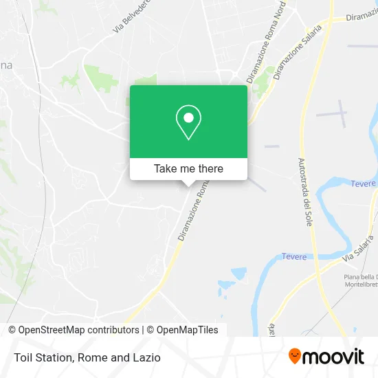 Toil Station map