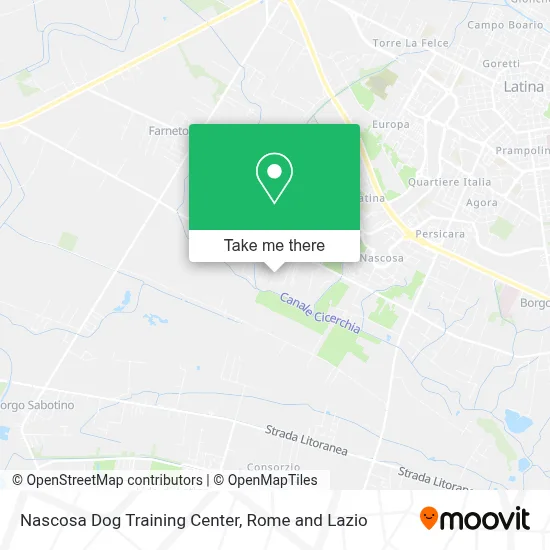 Nascosa Dog Training Center map