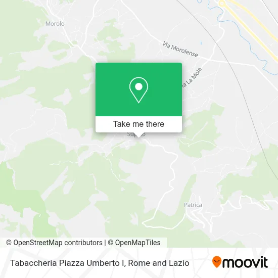 Tabaccheria Piazza Umberto I map