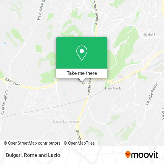 Bulgari map