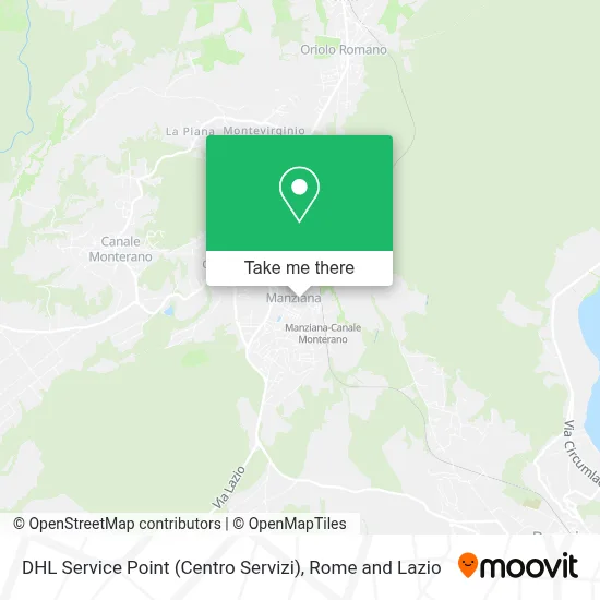 DHL Service Point (Centro Servizi) map