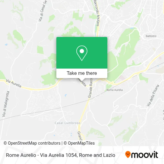 Rome Aurelio - Via Aurelia 1054 map