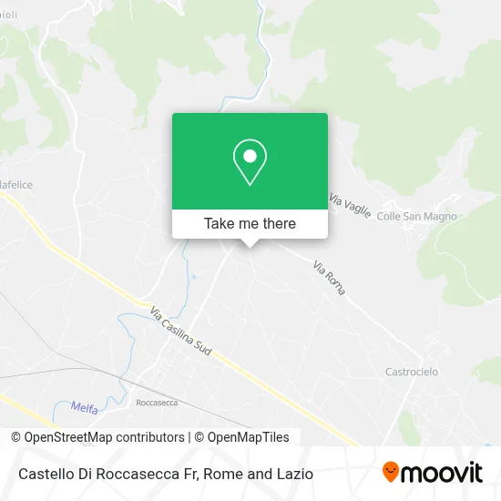 Castello Di Roccasecca Fr map