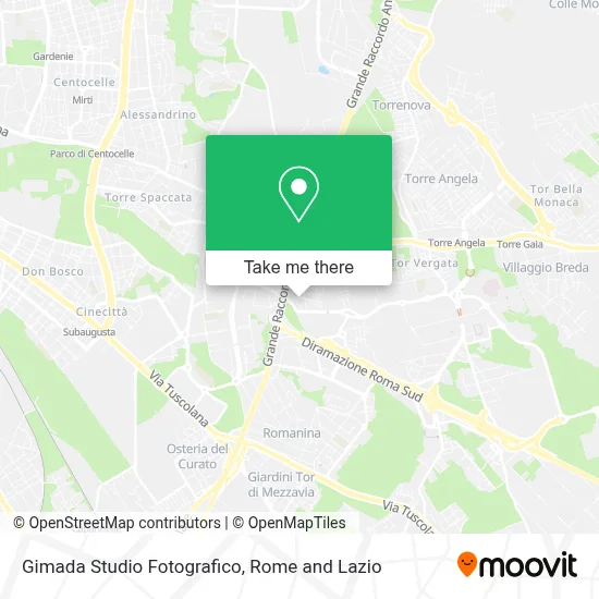 Gimada Studio Fotografico map
